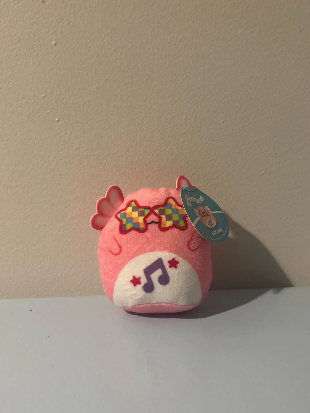 Squishmallows Pink, Yellow & Teal Mini Plush Trio